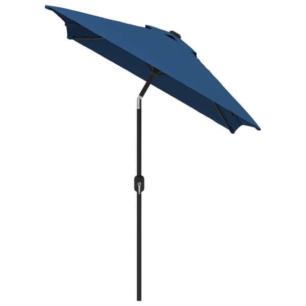 vidaXL Parasoll med metallstang 300x200 cm asur