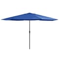 Miniatyrbillede 1 af 7: vidaXL parasol med metalstang 390 cm azurblå