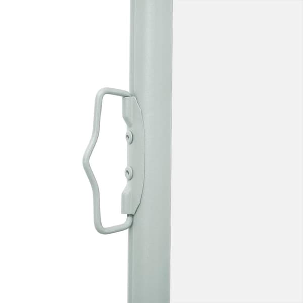 vidaXL sammenrullelig sidemarkise til terrassen 120x500 cm cremefarvet