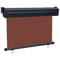Miniatyrbilde 3 av 10: vidaXL Sidemarkise for balkong 100x250 cm brun