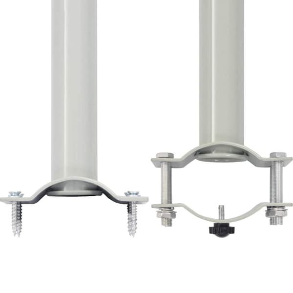 vidaXL Uttrekkbar sidemarkise 120x300 cm rød
