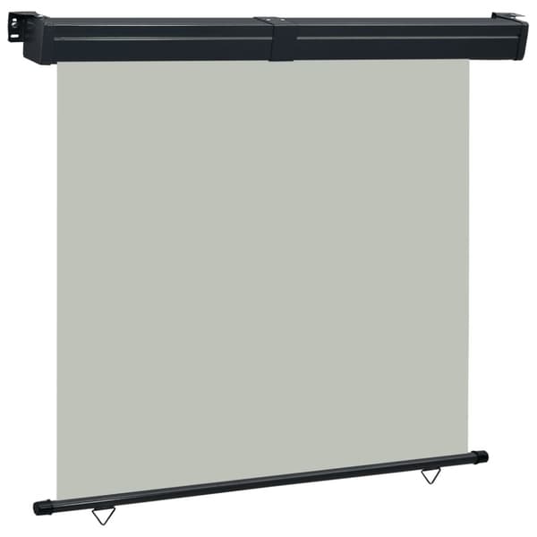 vidaXL Parvekkeen sivumarkiisi 165x250 cm harmaa