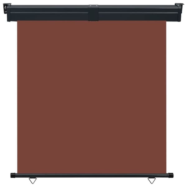 vidaXL Sidemarkise for balkong 170x250 cm brun