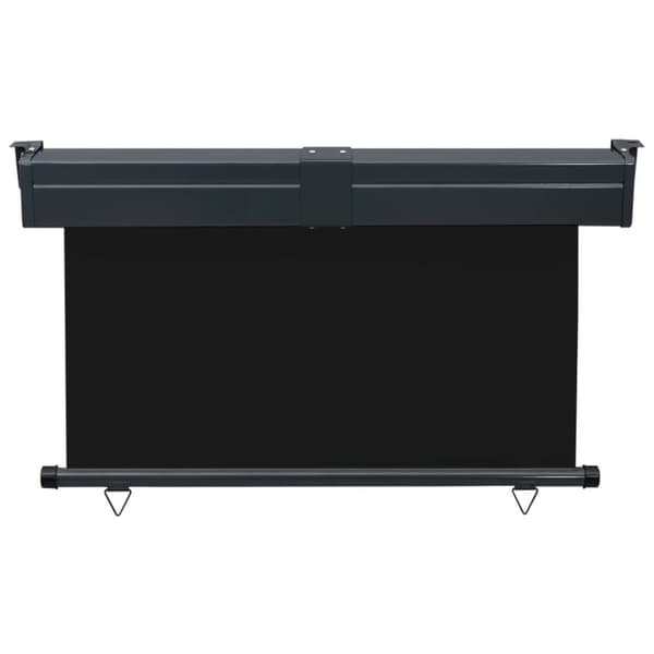 vidaXL Balkongmarkis 125x250 cm svart