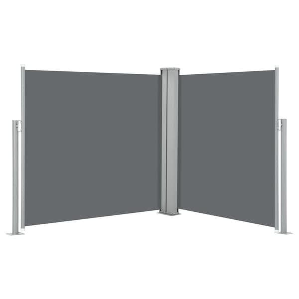 vidaXL Uttrekkbar sidemarkise 100x600 cm antrasitt