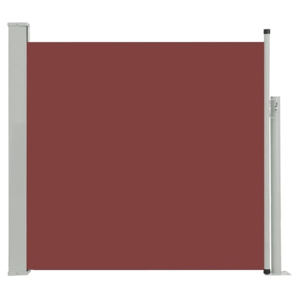 vidaXL Uttrekkbar sidemarkise 170x300 cm brun
