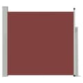 Miniatyrbilde 1 av 10: vidaXL Uttrekkbar sidemarkise 170x300 cm brun