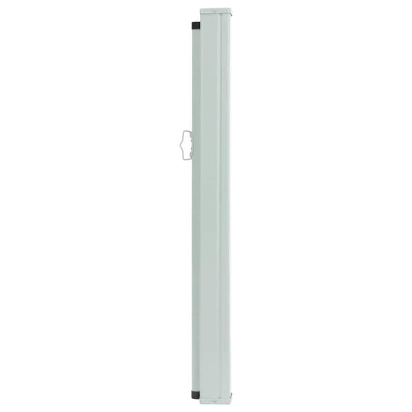 vidaXL Uttrekkbar sidemarkise 140x500 cm svart