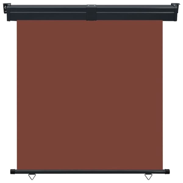 vidaXL Sidemarkise for balkong 165x250 cm brun