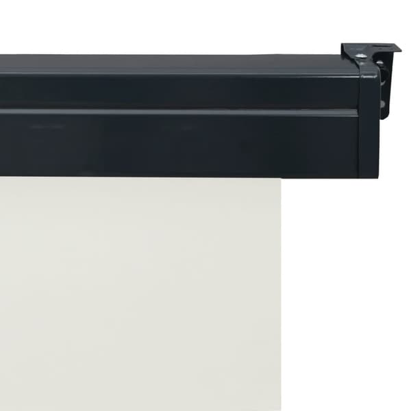 vidaXL Sidemarkise for balkong 125x250 cm kremhvit