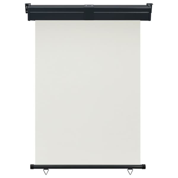 vidaXL Sidemarkise for balkong 125x250 cm kremhvit