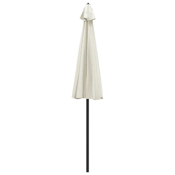 vidaXL Aurinkovarjo alumiinitanko 270 cm hiekanvalkoinen