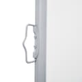 Miniatyrbilde 6 av 11: vidaXL Uttrekkbar sidemarkise dobbel 170x600 cm kremhvit