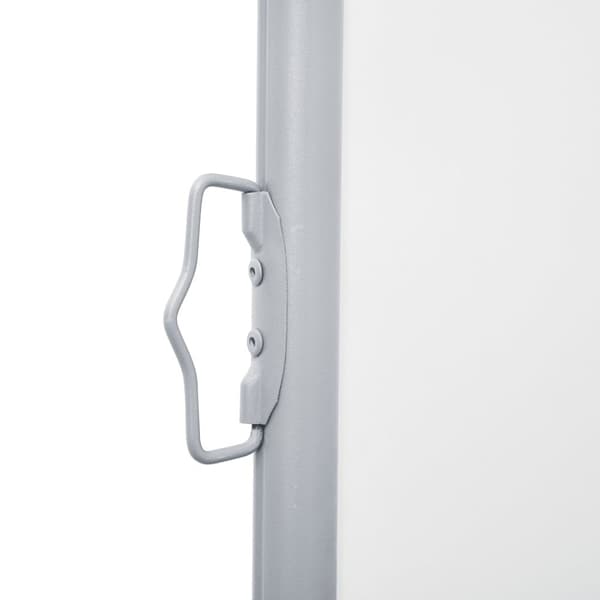vidaXL Uttrekkbar sidemarkise dobbel 170x600 cm kremhvit