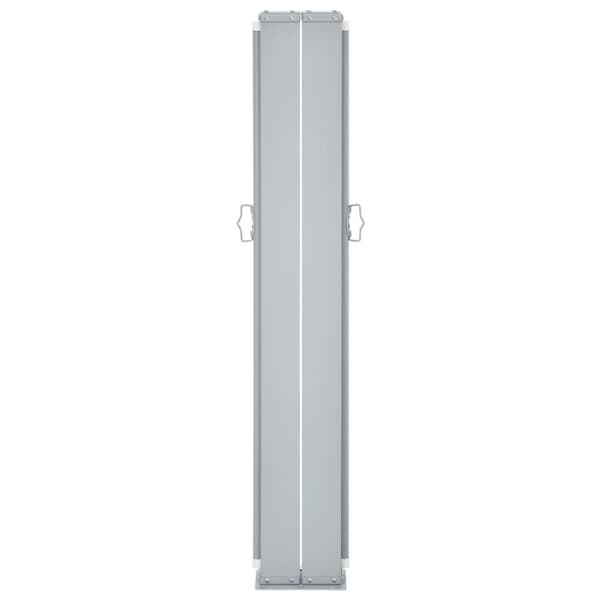 vidaXL sammenrullelig sidemarkise 100 x 1000 cm blå