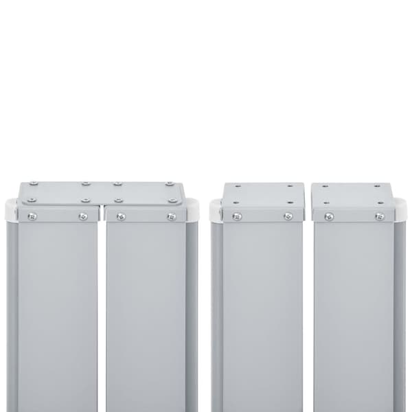 vidaXL sammenrullelig sidemarkise 100 x 1000 cm blå