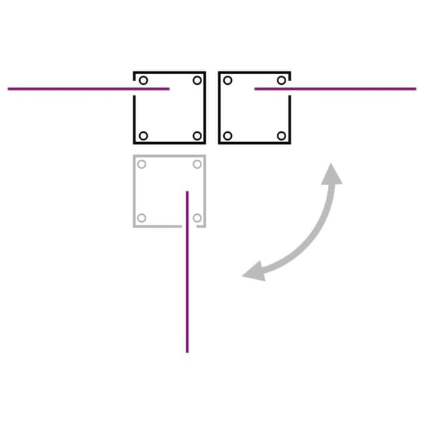 vidaXL sammenrullelig sidemarkise 100 x 1000 cm blå