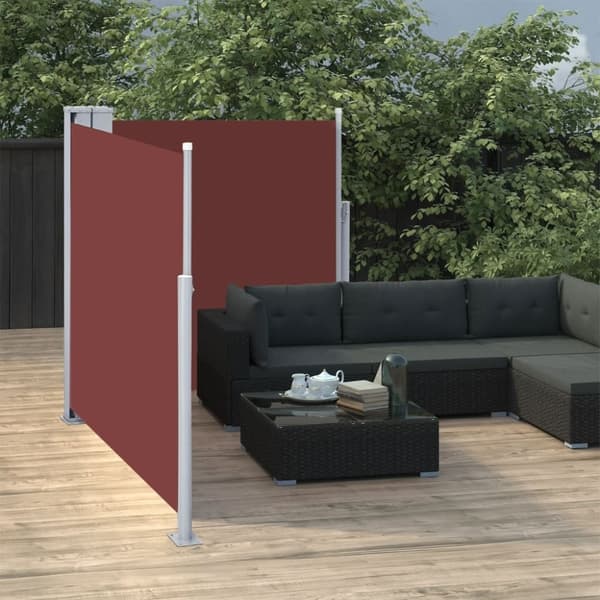 vidaXL sammenrullelig sidemarkise 120 x 600 cm brun