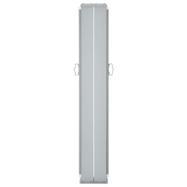vidaXL sammenrullelig sidemarkise 120 x 600 cm brun