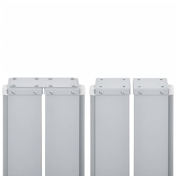 vidaXL sammenrullelig sidemarkise 120 x 600 cm brun