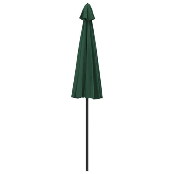 vidaXL Aurinkovarjo alumiinitanko 270 cm vihreä