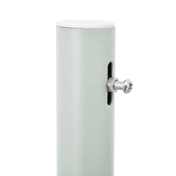 vidaXL Uttrekkbar sidemarkise 120x500 cm kremhvit