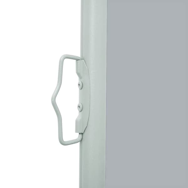 vidaXL Uttrekkbar sidemarkise 100x300 cm grå