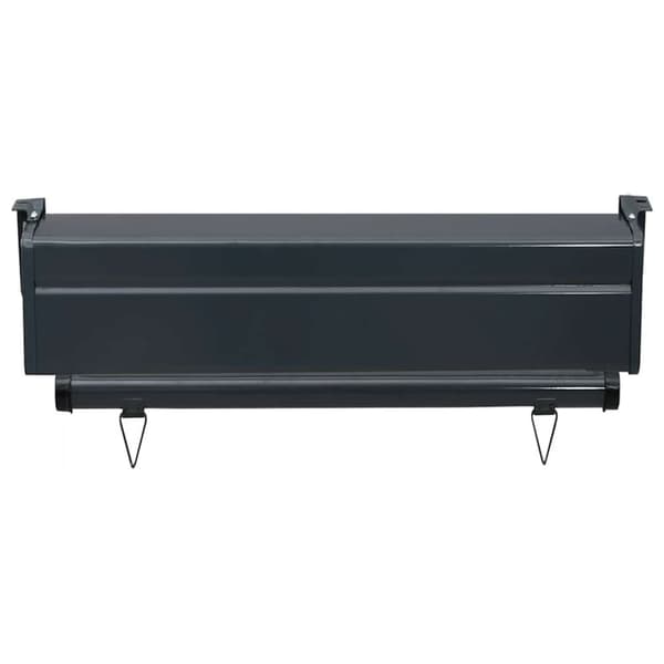vidaXL Sidemarkise for balkong 60x250 cm brun