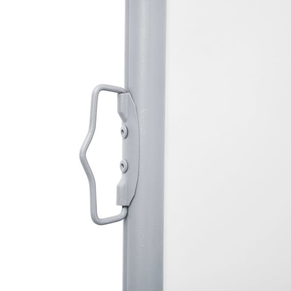 vidaXL Uttrekkbar sidemarkise 120x600 cm kremhvit