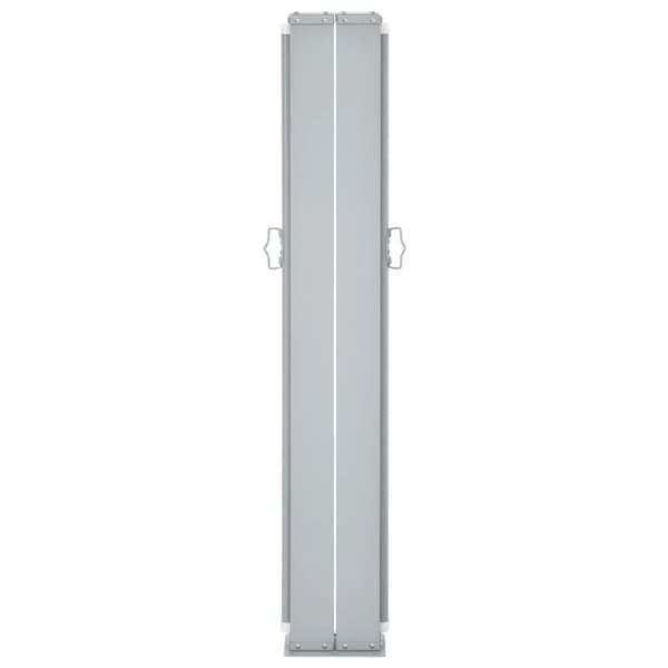 vidaXL Uttrekkbar sidemarkise 120x600 cm kremhvit