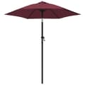 Miniatyrbilde 2 av 8: vidaXL Parasoll burgunder 200x224 cm aluminium