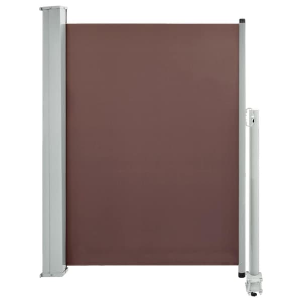 vidaXL Uttrekkbar sidemarkise 100x300 cm brun