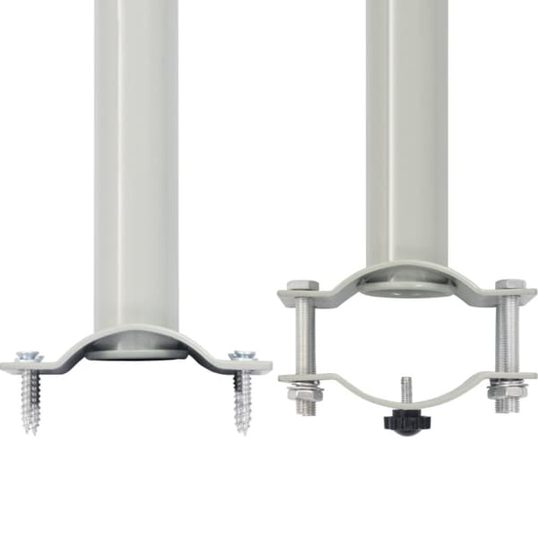 vidaXL Uttrekkbar sidemarkise 100x300 cm brun
