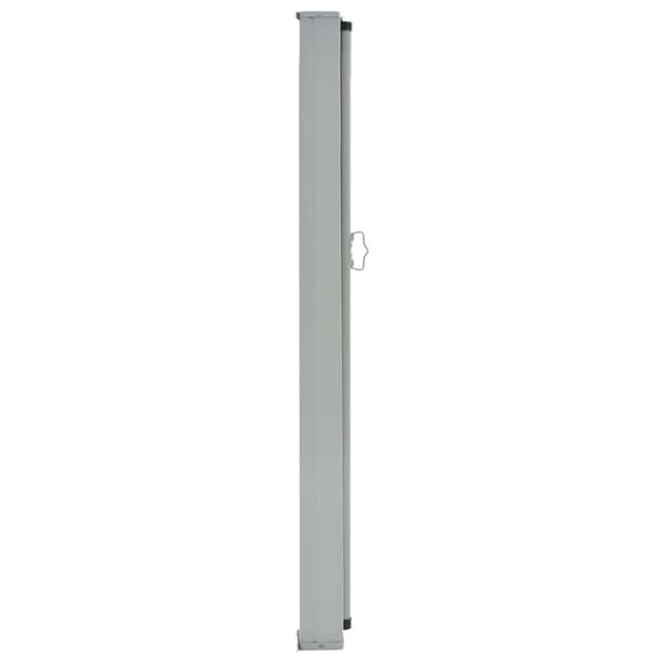 vidaXL sammenrullelig sidemarkise til terrassen 60 x 300 cm grå