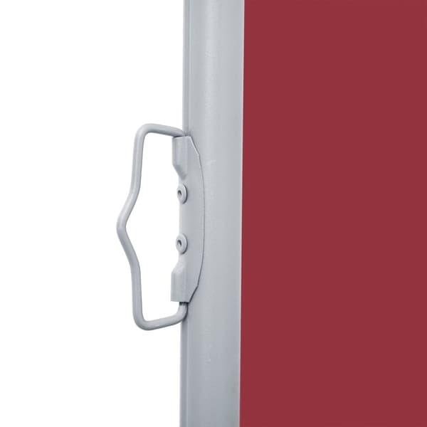 vidaXL Uttrekkbar sidemarkise 120x1000 cm rød