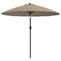 Miniatyrbilde 2 av 8: vidaXL Parasoll med aluminiumsstang 270 cm gråbrun