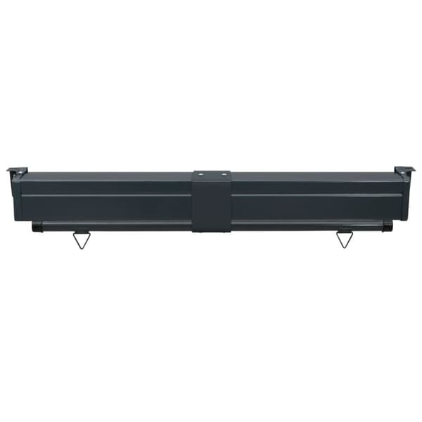 vidaXL sidemarkise til altan 120x250 cm grå