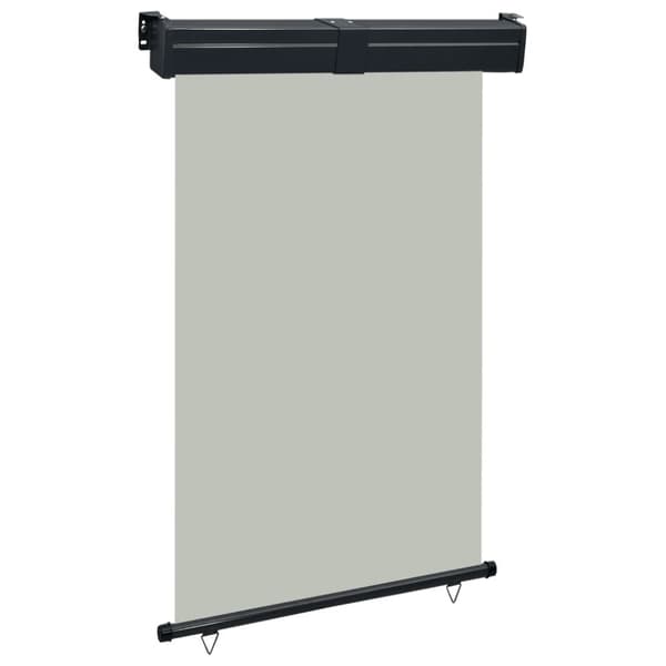 vidaXL sidemarkise til altan 120x250 cm grå