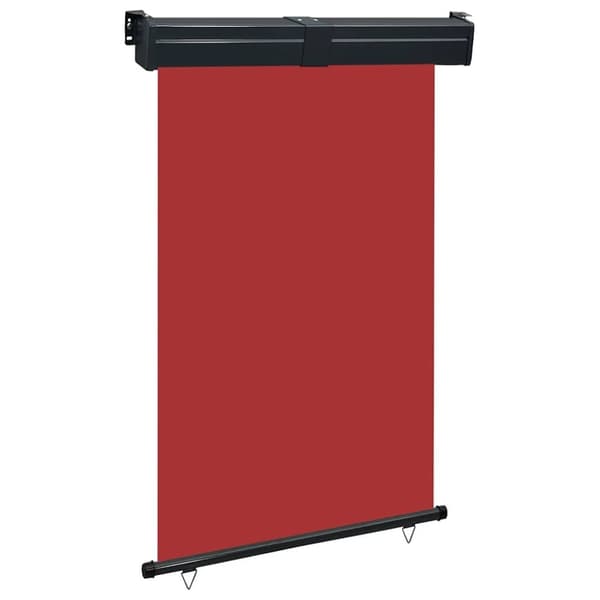 vidaXL sidemarkise til altan 120x250 cm rød