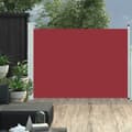 Miniatyrbild 3 av 9: vidaXL Infällbar sidomarkis 120x500 cm röd