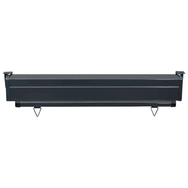 vidaXL Parvekkeen sivumarkiisi 105x250 cm musta