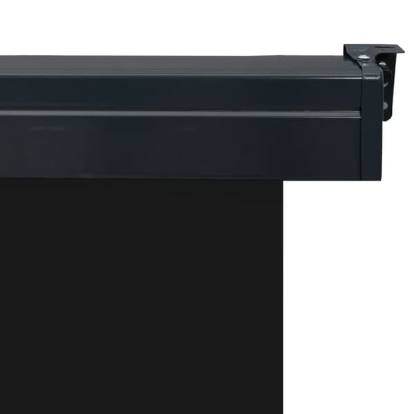 vidaXL Parvekkeen sivumarkiisi 105x250 cm musta