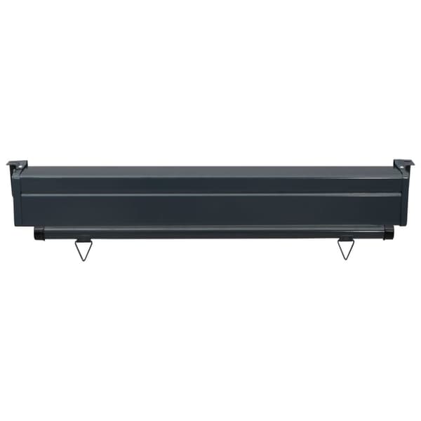 vidaXL Sidemarkise for balkong 100x250 cm grå