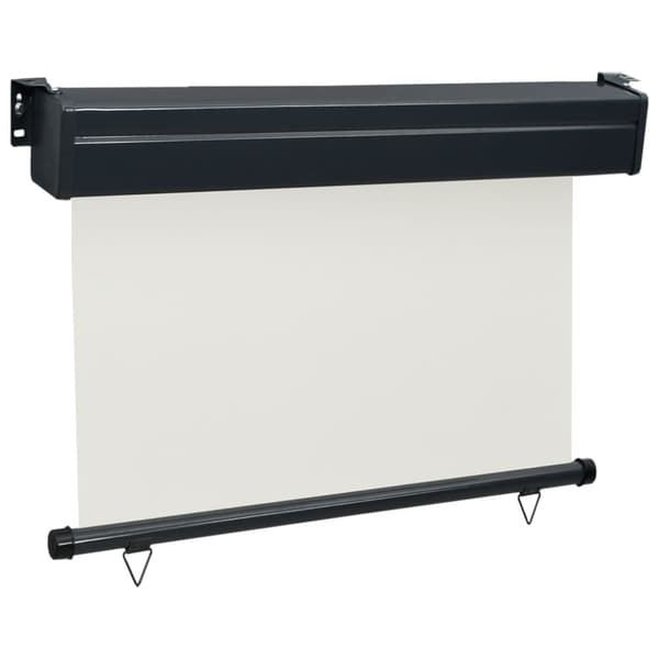 vidaXL Parvekkeen sivumarkiisi 105x250 cm kerma