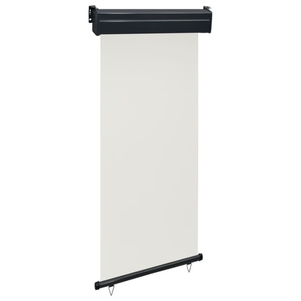 vidaXL Parvekkeen sivumarkiisi 105x250 cm kerma