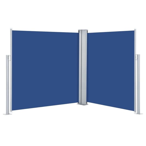 vidaXL Uttrekkbar sidemarkise 160x600 cm blå