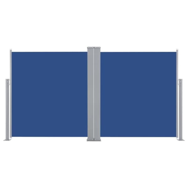vidaXL Uttrekkbar sidemarkise 160x600 cm blå