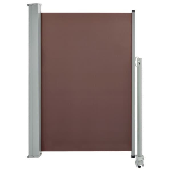 vidaXL Uttrekkbar sidemarkise 120x300 cm brun