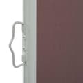 Miniatyrbilde 6 av 10: vidaXL Uttrekkbar sidemarkise 120x300 cm brun