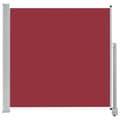 Miniatyrbilde 3 av 11: vidaXL Uttrekkbar sidemarkise 160x300 cm rød
